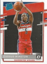 2020-21 Panini Donruss Optic Cassius Winston Rated Rookie #198 Wizards