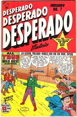 DESPERADO #7 VG+ Biro Kida DiPreta Bare Guardineer's Whodunnit 1949 Lev Gleason
