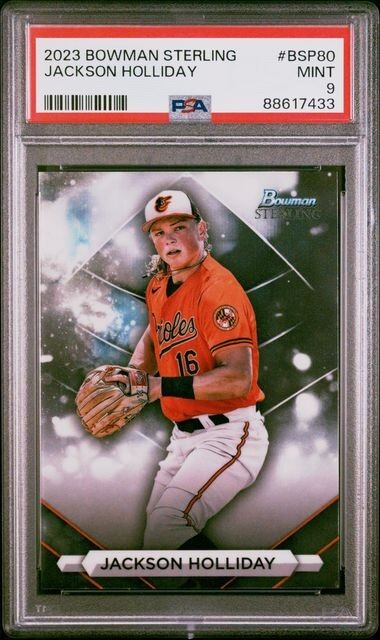 2023 Bowman Sterling – Prospects #BSP-80 Jackson Holliday (RC 