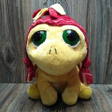 VTG RUSS BERRIE 12" Jumbo Peepers Shelly Turtle RARE Yellow Plush Fleece Beanie