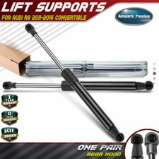 2Pcs Rear Hood Lift Supports Shocks Struts for Audi R8 11-12 14-15 Convertible