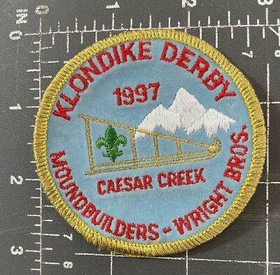 Wright Brothers Klondike Derby Caesar Creek Moundbuilders Patch BSA Junge Scouts