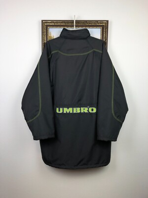 Vintage 90's Umbro Celtic Football Padded Bench Coat Jacket Soccer