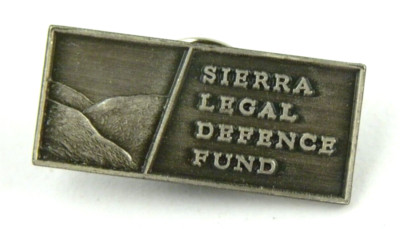 Vintage Sierra Legal Defence Fund Pin Environment Non Profit Organization Canada