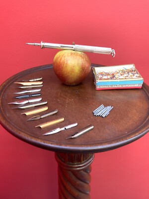 Sampson Mordan Modell 490 C1890 Drehbleistift 1 Zeichenstift / Dip Pen Weihnachtsgeschenk
