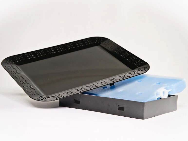 Servierplatte Kühlakku Kühltablett Tablett Servierteller mit Kühlung - Coldplate - Bild 2 von 4