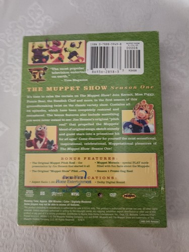 The Muppet Show: Season 1 DVD Set Jim Henson, New Sealed - Picture 2 of 3