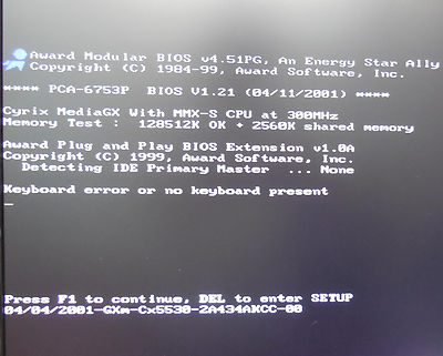 Advantech PCA-6753F-G0A2 GX1-300 V1.21 & PCM-3730 rev. A1 & PCM-212ATA