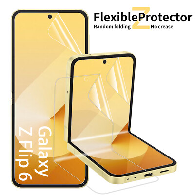 For Samsung Galaxy Z Flip 3 4 5 6 5G Hydrogel Front Screen Protector Film Cover