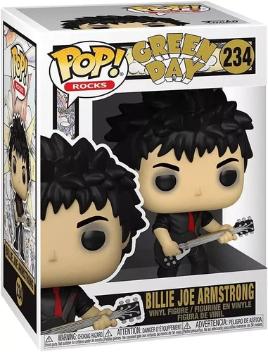 Funko Pop! Rocks Green Day #234 Billie Joe Armstrong Toy Figure - Damaged Boxes