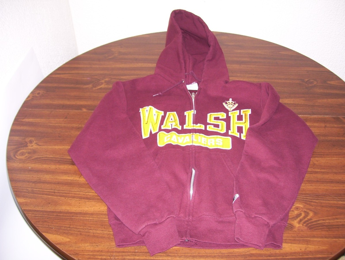 Vintage Walsh University Cavaliers Champion Hooded Zip Up