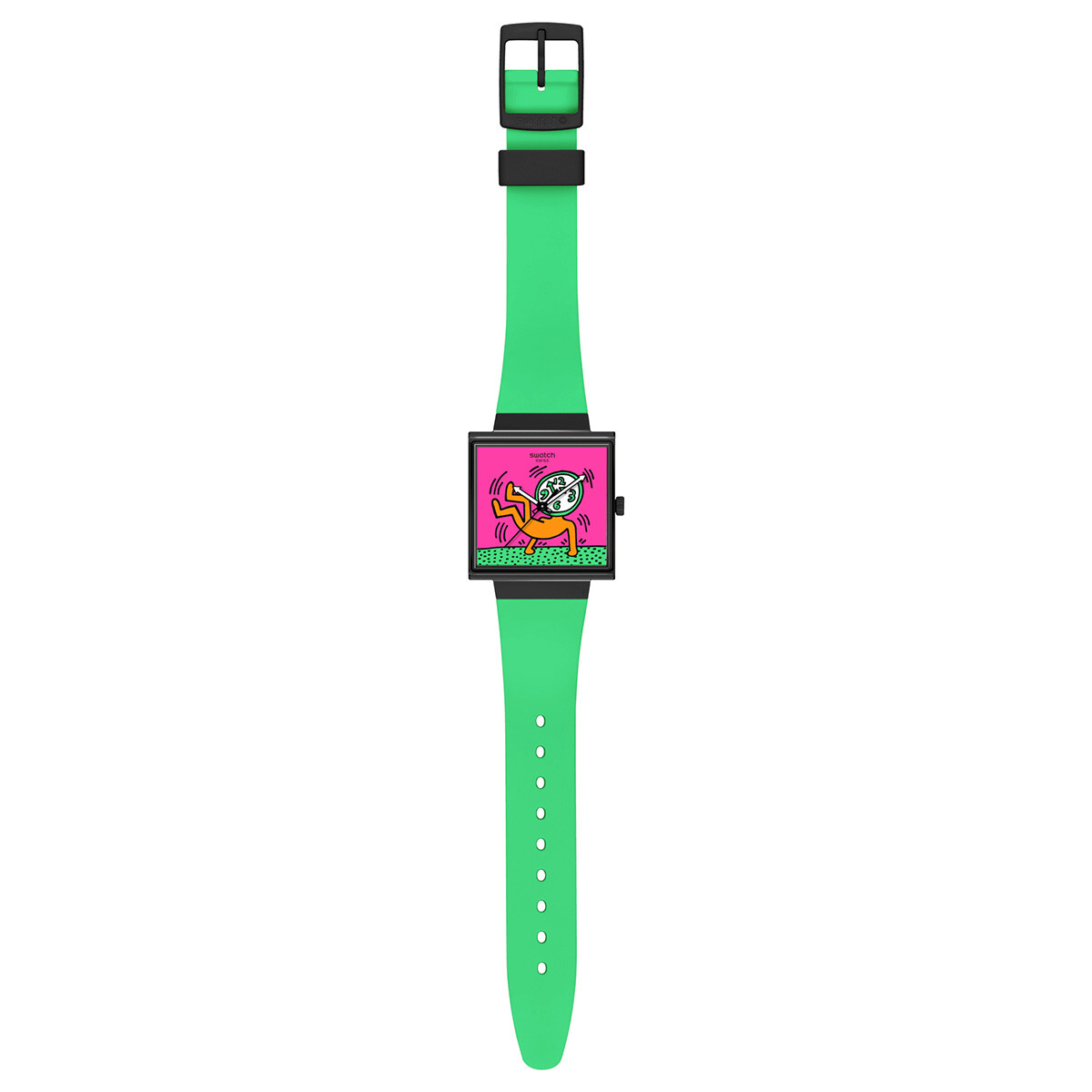 Keith Haring Swatch World Breakdance Championship BREAKS OFF