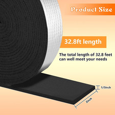 Pipe Insulation Wrap 2" Wide X 32.8 Ft Outdoor Foam and Foil Pipe Wrap Insula...