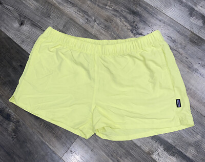 LARGE Womans Patagonia Barely Baggies Nylon Shorts Jellyfish