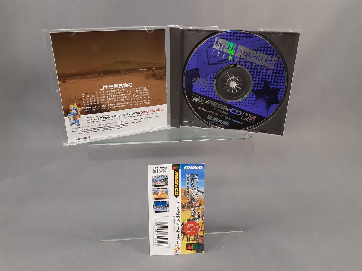 SEGA MEGA CD Lethal Enforcers II 2 The Western Japanese