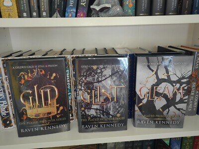 GOLDSBORO The Plated Prisoner 1-3 by Raven Kennedy SIGNED MATCHED - LOW