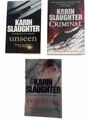 3 x Karin Slaughter Book Bundle Fiction Thriller Crime 2 x Will Trent Books - Picture 1 of 8