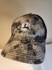 John Deere Camo Trucker Cap Hat Adult Adjustable Snapback OSFM