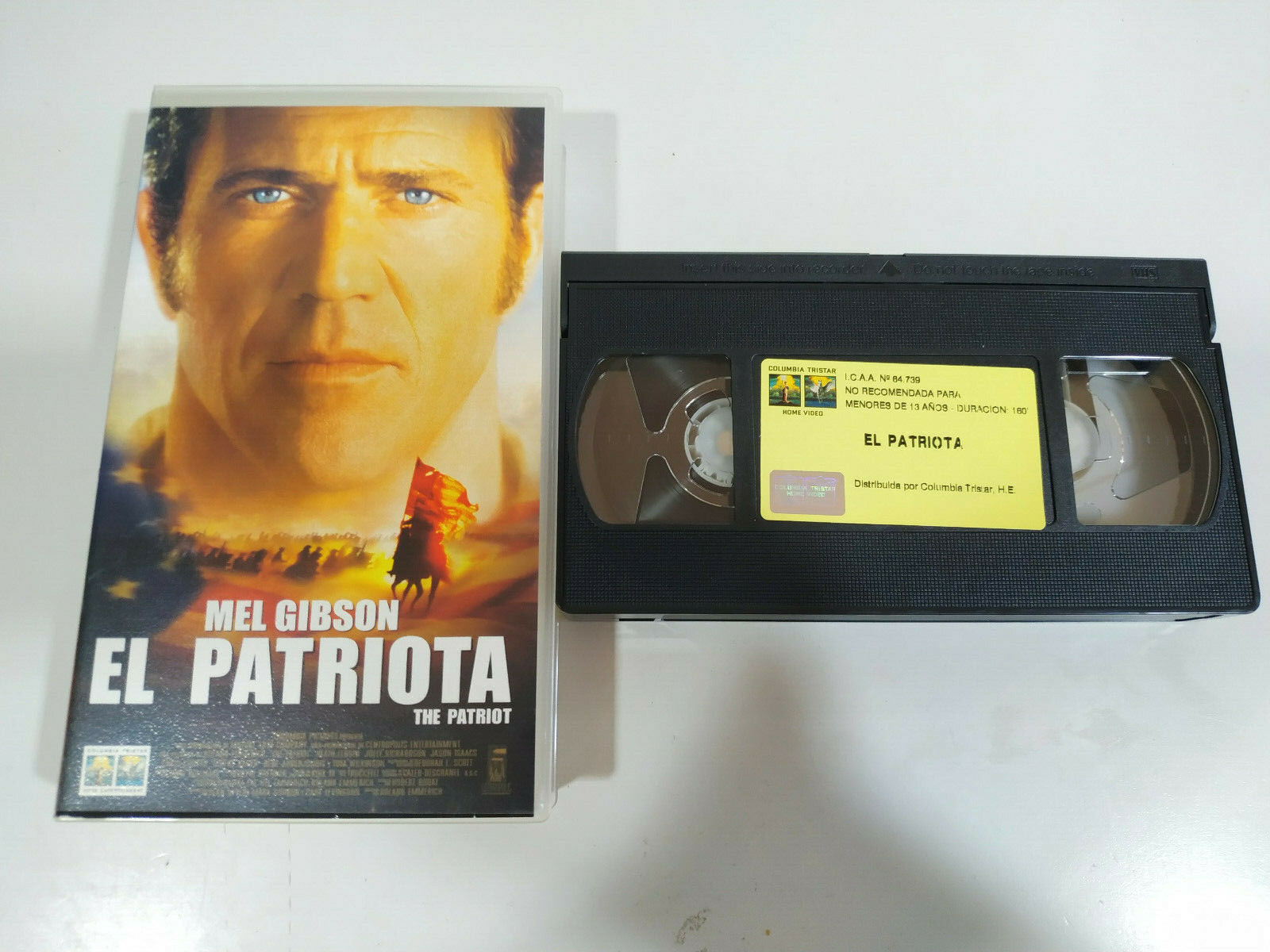 El Pariota Mel Gibson - VHS Cinta Tape Español - 3T