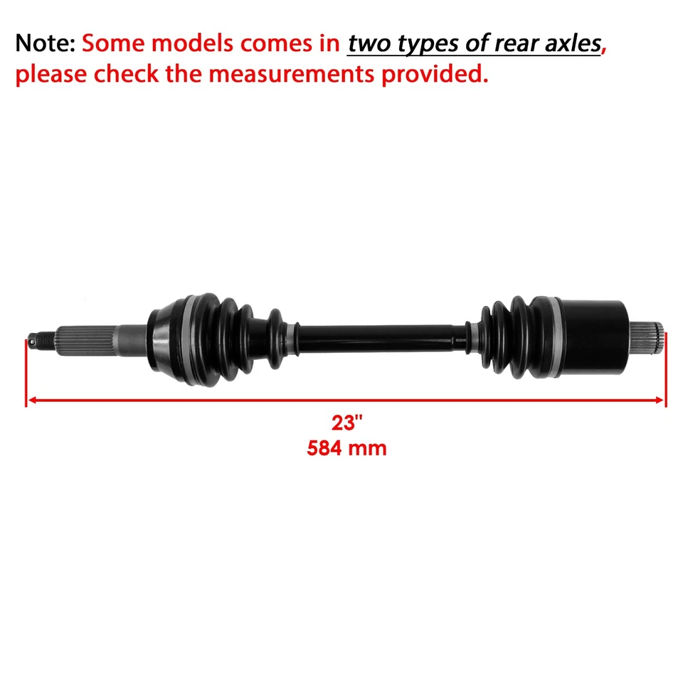 Caltric Rear Left Or Right CV Joint Axle For Polaris Sportsman 450 2016-2024 - Image 2 of 4