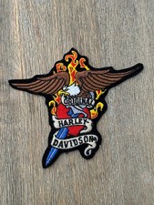 Original HARLEY DAVIDSON EAGLE TATTOO HEART Patches Aufn&auml;her 11,5 x 10,5cm RAR