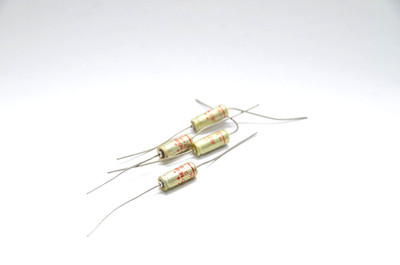 4x Vintage Elko-Kondensator v. Thomson-CSF, 22 µF / 16 V-, Electrolyt Caps, NOS