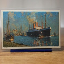 HAPAG Ozeandampfer Albert Ballin Hamburg Hafe...