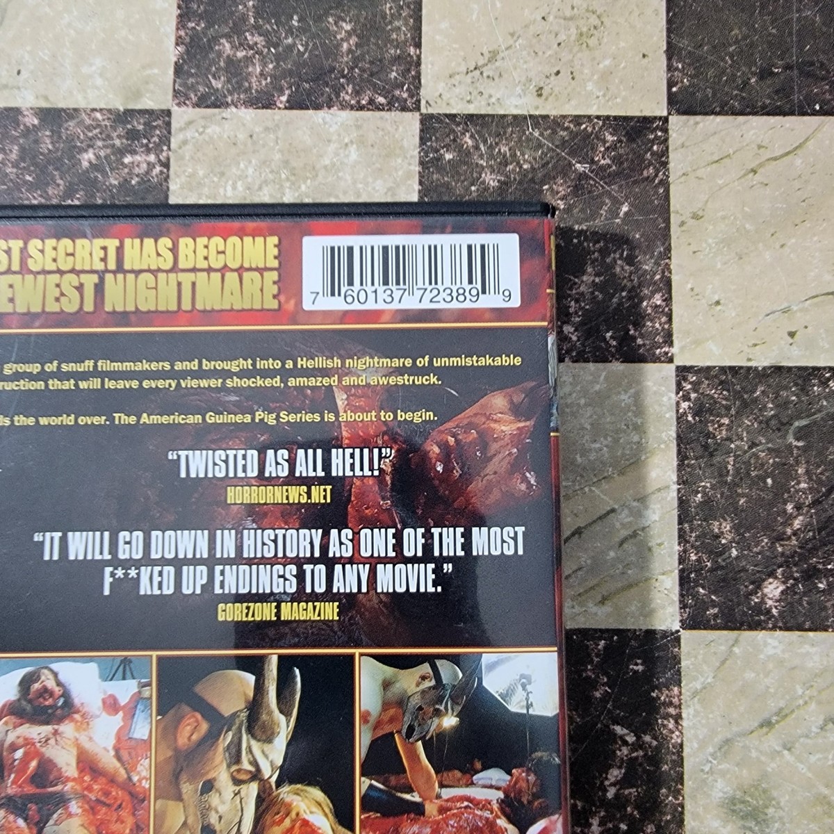American Guinea Pig: Bouquet of Guts and Gore (DVD, 2014) for sale