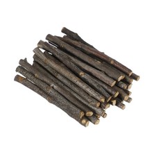 25 Pcs 4inch Wood Log Sticks, 0.2-0.31inch Driftwood for Crafts Project, Wood