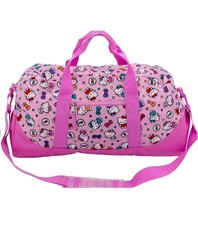 Hello Kitty 16 Pink Duffle Bag Travel Weekender Sleepover Dance Bag for Girls