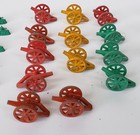 39 VINTAGE WIDE WORLD BOARD GAME METAL GAME PIECES, ROCKET, CANNON, BATTLESHIPS — photo 2