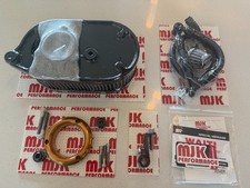 Rare Mjk Performance Oval Air Cleaner - Black With Gold Ring - New In Box