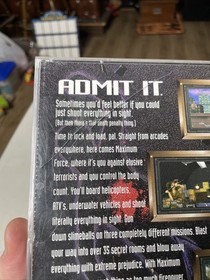 Maximum Force (Sega Saturn, 1997) CIB Complete W/ Manual + Reg Card + Foam