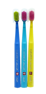 3x Curaprox CS smart - ultrasoft weiche Handzahnbürste Klein