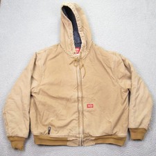 Dickies FR Men XL ATPV Rating 38 Insulated Barn Chore Jacket Coat Canvas Westex