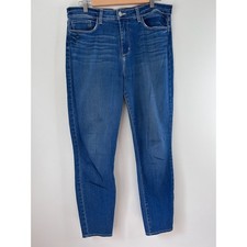 L'AGENCE Margot High Rise Skinny Jeans Hacienda Blue Size 31 Made in USA