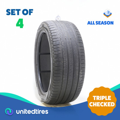 Set of (4) Used 285/40R22 Pirelli Scorpion Zero LR PNCS 110Y - 5-7/32 (17X6T)