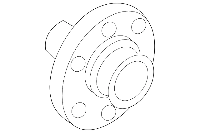 Buje original Audi 4A0-407-615-G Foto 4 de 4