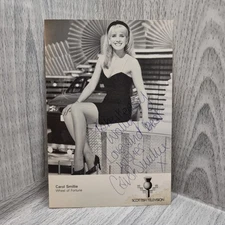 Carol Smillie Wheel Of Fortune TV Show Hand Signed Cast Card