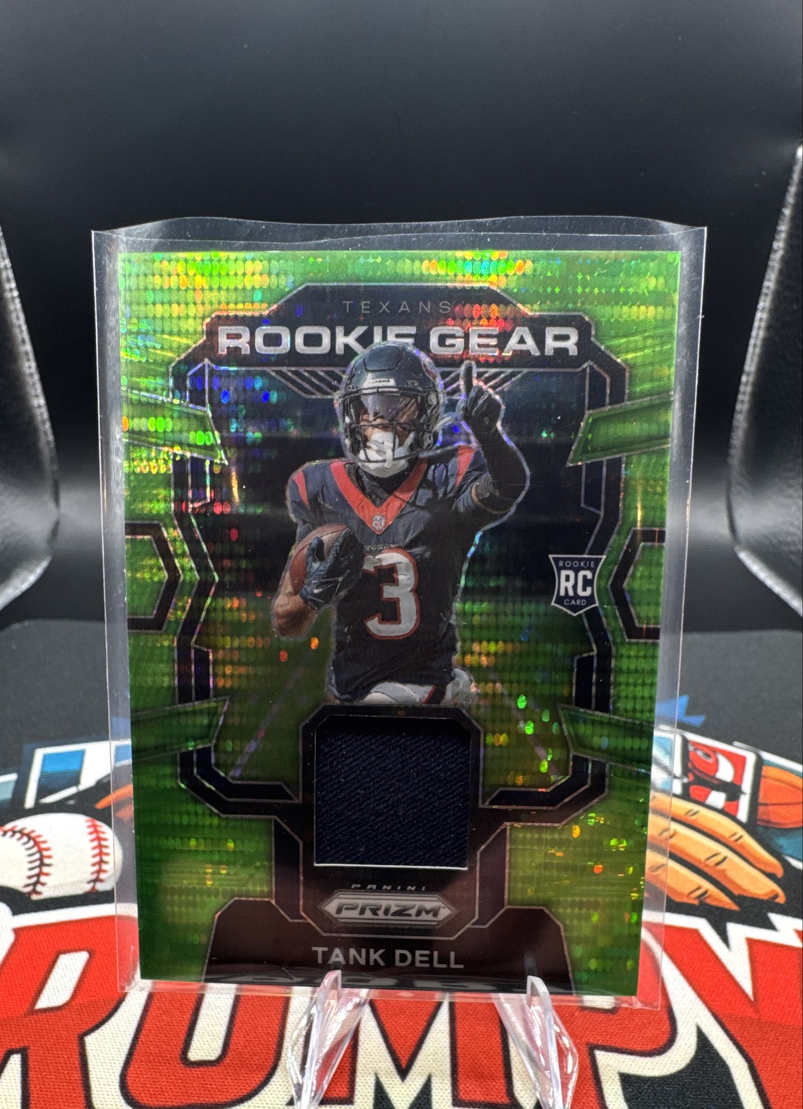 2023 Panini Prizm - Rookie Gear Tank Dell #RG-TD Neon Green Pulsar Prizm...