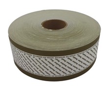 Dunbar Automatic Coin Wrapper Rolls, Half Dollars 10.00 White/Brown 1900/Roll