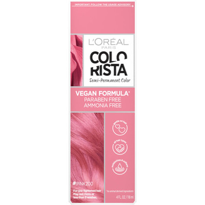 L'Oreal Paris Colorista Semi Permanent Hair Color #Soft Pink300, 1 Kit