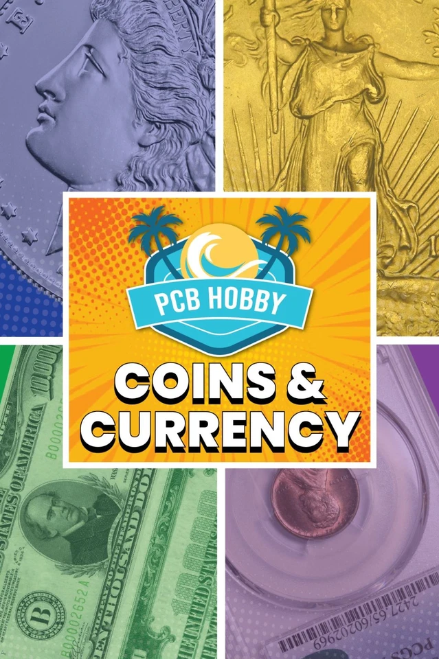 COINS & CURRENCY WITH PCB HOBBY - FREE SHIPPING!! 8/18 M (PT. 1)