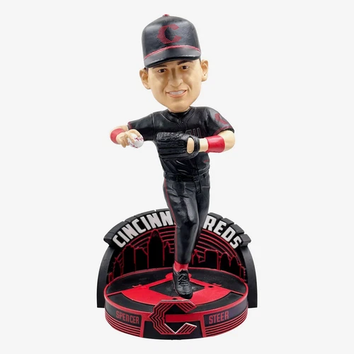 Spencer Steer Cincinnati Reds 2023 City Connect Bobblehead MLB Baseball