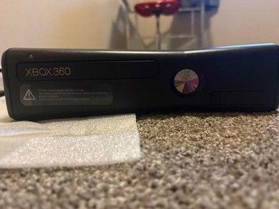 Microsoft Xbox 360 S 250GB Model 1439 Slim  insole Matte Black with power coard