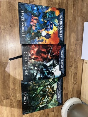 Warhammer 40k Core Rules, Necrons und Space Marines Codex 9. Edition 