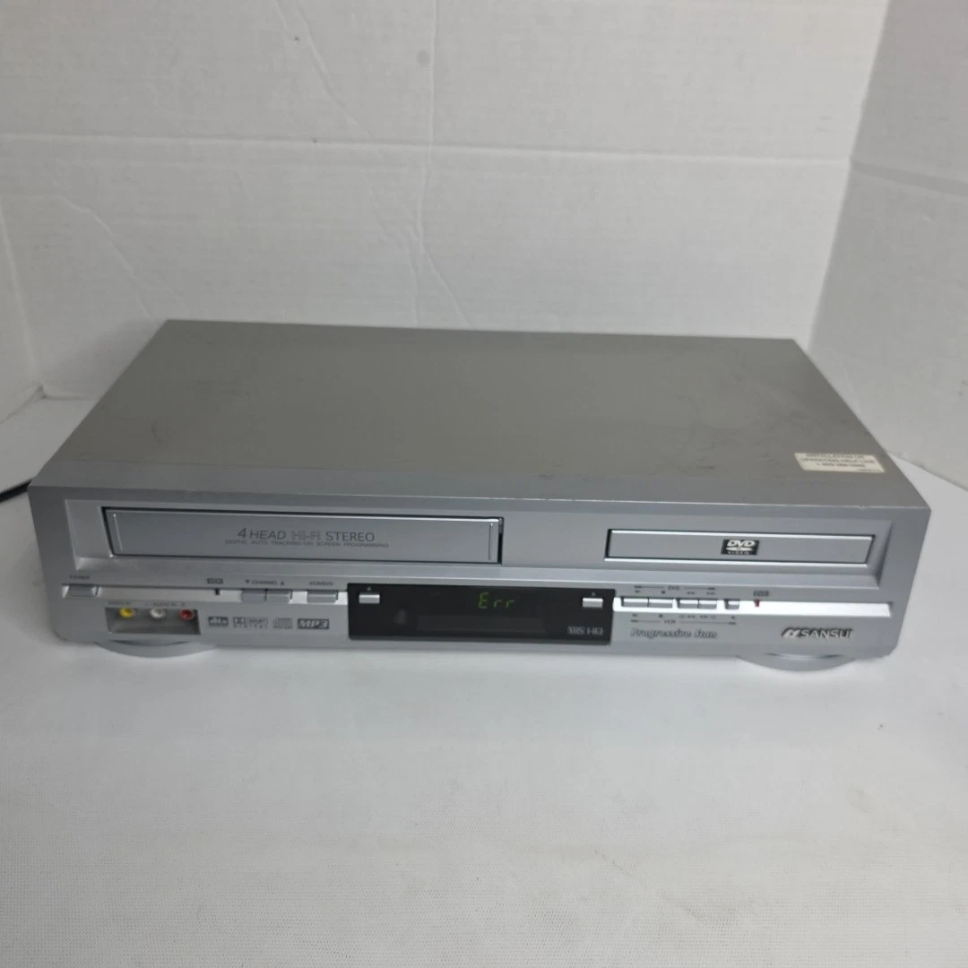 Sansui VRDVD4001 4 Head HI-FI Video Recorder VCR DVD Combo Player PARTS/REPAIR