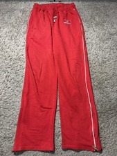 Vintage Y2k Swiss Tennis Team Red Sweatpants Warm Up Switzerland 90s Olympics