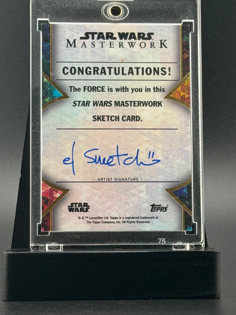Topps Star Wars Masterwork TUSKEN RAIDER Sketch Card by El Smetcho
