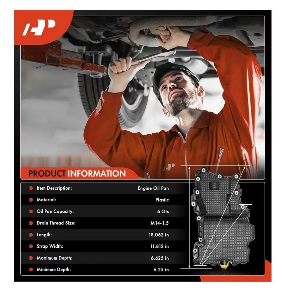 Ford F150 2015-2018 cárter de aceite del motor Foto 4 de 4